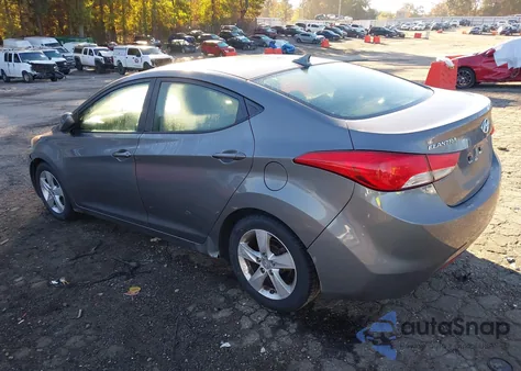 2013 Hyundai Elantra Gls z USA, uszkodzony, nr VIN 5NPDH4AE2DH305181